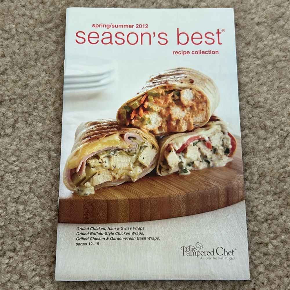 Pampered Chef 2012 Spring/Summer Season’s Best Cookbook